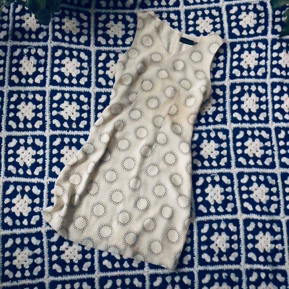 90’s vintage white/cream mini-dress